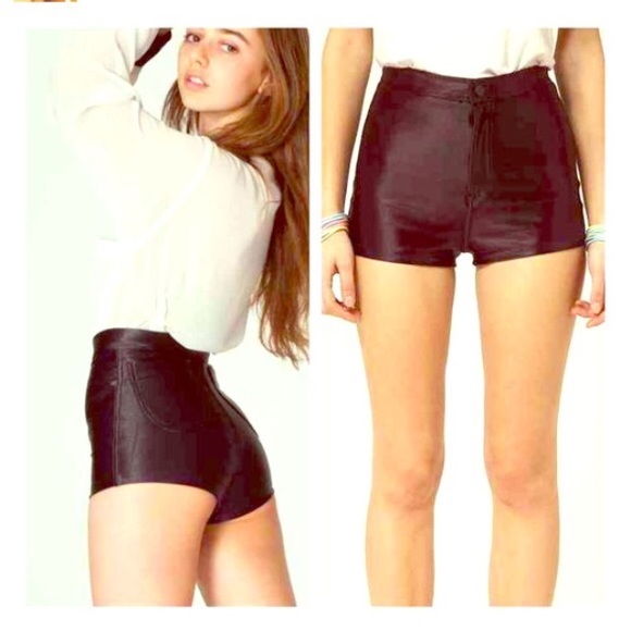 American Apparel Pants - American Apparel Black Disco Shorts. Size Small